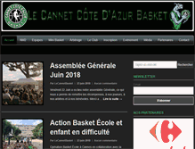 Tablet Screenshot of lecannetbasket.fr